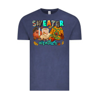 Vintage Denim pumpkın Spıce Vintage Tee - AdoDesignShop