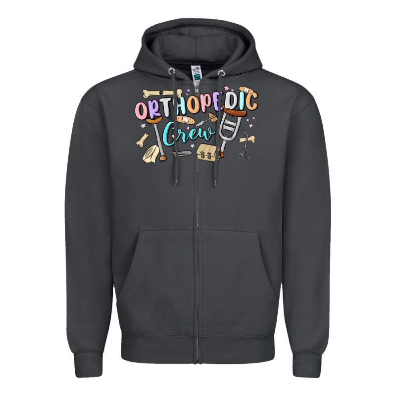 Orthopedic Crew Zipper Hoodie by MaliasSmallBusiness | Teevron