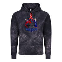 Cloud Black 4th of July unicorn Vintage Hoodie - Neo Western