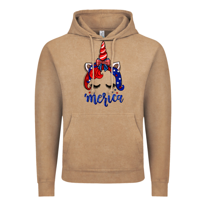 4th Of July Unicorn Vintage Hoodie by Neo Western | Teevron