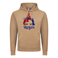 Vintage Coffee 4th of July unicorn Vintage Hoodie - Neo Western