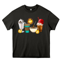 Asphalt Softball coffee cups Heavy Core Tee - Artiststas