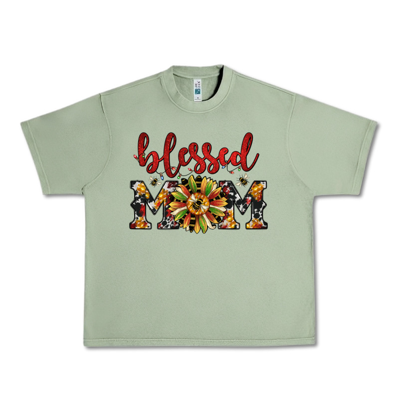 Christmas Blessed Mom Urban Heavy Tee by JahusDesignShop | Teevron