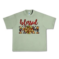 Oil Green Christmas blessed mom Urban Heavy Tee - JahusDesignShop