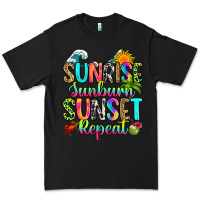Black sunrise sunburn sunset repeat Premium Tee - RanaPortraitStore