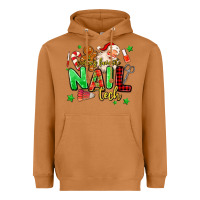 Meerkat santas favorite nail tech Heavyweight Hoodie - MaliasSmallBusiness