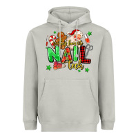 Moon Dust santas favorite nail tech Heavyweight Hoodie - MaliasSmallBusiness