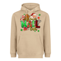 Mushroom santas favorite nail tech Heavyweight Hoodie - MaliasSmallBusiness