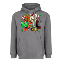 Storm santas favorite nail tech Heavyweight Hoodie - MaliasSmallBusiness