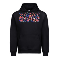 Black American popsicle Urban Hoodie - TumblerDesignByShophia