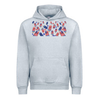 Heather Grey American popsicle Urban Hoodie - TumblerDesignByShophia