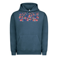 Pigment Midnight Navy American popsicle Urban Hoodie - TumblerDesignByShophia