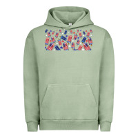 Pigment Oil Green American popsicle Urban Hoodie - TumblerDesignByShophia