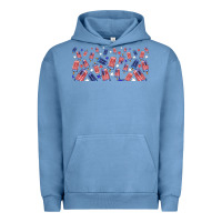 Pigment Pebble Blue American popsicle Urban Hoodie - TumblerDesignByShophia