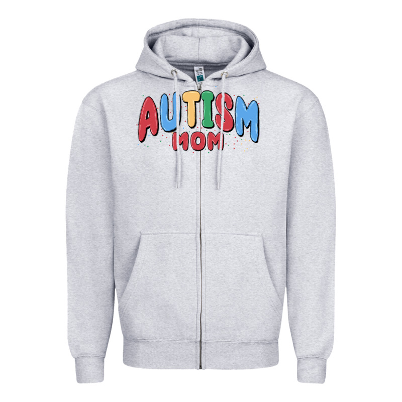 Autism Mom Zipper Hoodie by MaliasSmallBusiness | Teevron