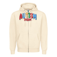 Sandshell autism mom Zipper Hoodie - MaliasSmallBusiness