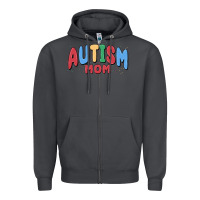 Smoke autism mom Zipper Hoodie - MaliasSmallBusiness