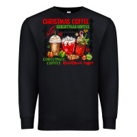 Black Christmas coffee Premium Sweatshirt - MaliasSmallBusiness