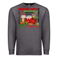 Charcoal Heather Christmas coffee Premium Sweatshirt - MaliasSmallBusiness