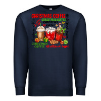 Navy Christmas coffee Premium Sweatshirt - MaliasSmallBusiness