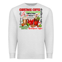Oatmeal Heather Christmas coffee Premium Sweatshirt - MaliasSmallBusiness
