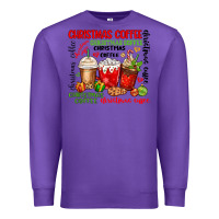 Purple Christmas coffee Premium Sweatshirt - MaliasSmallBusiness