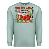 Seafoam Christmas coffee Premium Sweatshirt - MaliasSmallBusiness