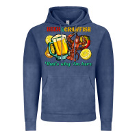 Vintage Denim beer&crawfish that's why i'm here Vintage Hoodie - FaDigitalArtStudio
