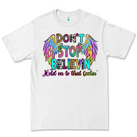 White don't stop believin' hold on to that feelin' Premium Tee - RanaPortraitStore