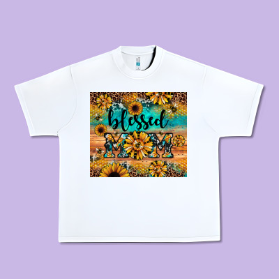 Blessed Mom Urban Heavy Tee Designed By Jahusdesignshop