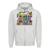 Dove Grey if nothing ever changed thered be no butterflies Zipper Hoodie - MaliasSmallBusiness