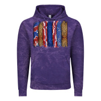 Cloud Purple 4th of July brushstroke Vintage Hoodie - CowGirlArtShop