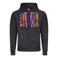 Vintage Black 4th of July brushstroke Vintage Hoodie - CowGirlArtShop