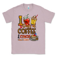 Lilac 100. Days Of Coffee  Chaos Classic Tee - CowhideDigitalArt