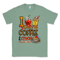 Sage 100. Days Of Coffee  Chaos Classic Tee - CowhideDigitalArt