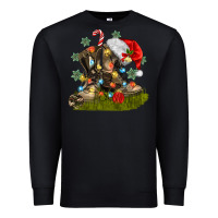 Black Christmas soldier veteran boots Premium Sweatshirt - MaliasSmallBusiness