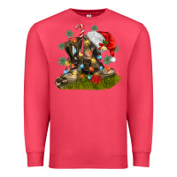 Cardinal Christmas soldier veteran boots Premium Sweatshirt - MaliasSmallBusiness
