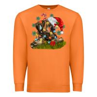 Christmas Soldier Veteran Boots Premium Sweatshirt | Teevron