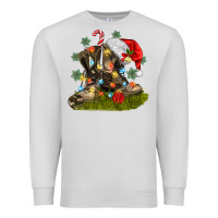 Dove Grey Christmas soldier veteran boots Premium Sweatshirt - MaliasSmallBusiness