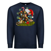 Navy Christmas soldier veteran boots Premium Sweatshirt - MaliasSmallBusiness