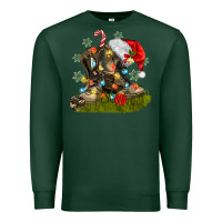 Sports Green Christmas soldier veteran boots Premium Sweatshirt - MaliasSmallBusiness