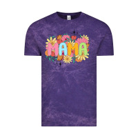 Cloud Purple floral mama Vintage Tee - JahusDesignShop