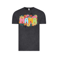 Vintage Black floral mama Vintage Tee - JahusDesignShop