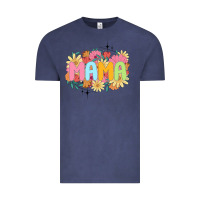 Vintage Denim floral mama Vintage Tee - JahusDesignShop