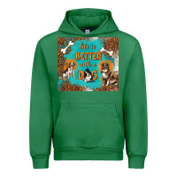 Emerald life is better with a dog Urban Hoodie - TumblerDesignByShophia