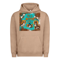 Pigment Burro life is better with a dog Urban Hoodie - TumblerDesignByShophia