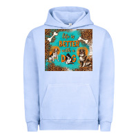 Pigment Grape Ice life is better with a dog Urban Hoodie - TumblerDesignByShophia
