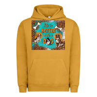 Pigment Peanut Butter life is better with a dog Urban Hoodie - TumblerDesignByShophia