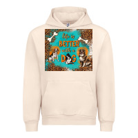 Sandshell life is better with a dog Urban Hoodie - TumblerDesignByShophia