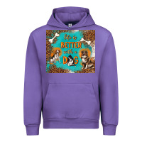 Tulip life is better with a dog Urban Hoodie - TumblerDesignByShophia